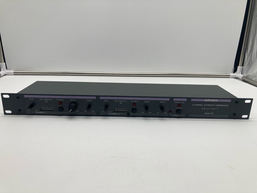 APHEX Model 108 Easyrider 2 Channel Automatic Compressor (AP2044734)