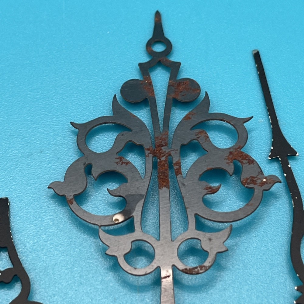 13 mixed bundle Black Brass Metal Clock Hands (448)