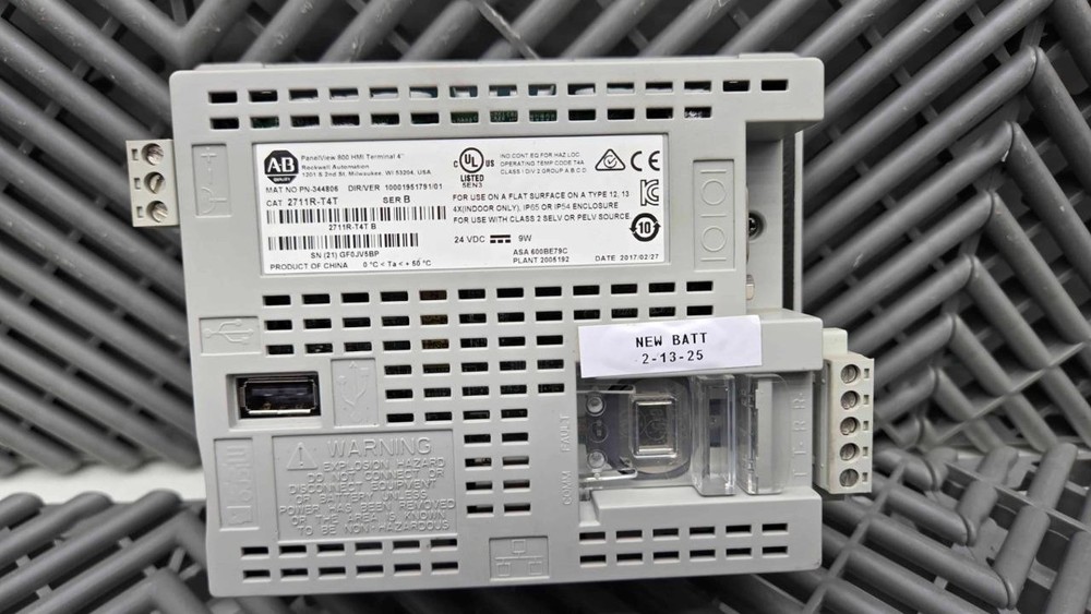 Allen-Bradley 2711R-T4T Ser B HMI Touch Panel Interface PanelView 800