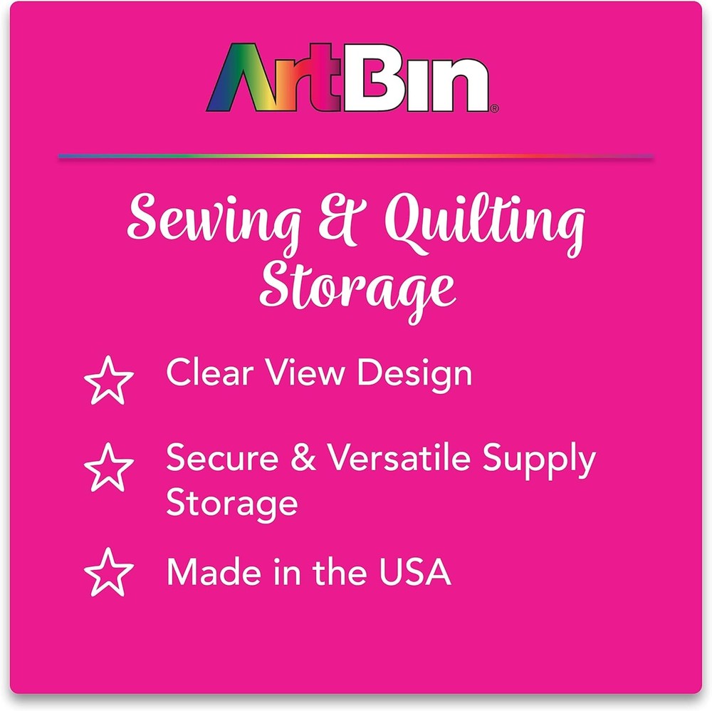 Large Clear Plastic Bobbin Box – Sewing Thread Organizer Storage Case