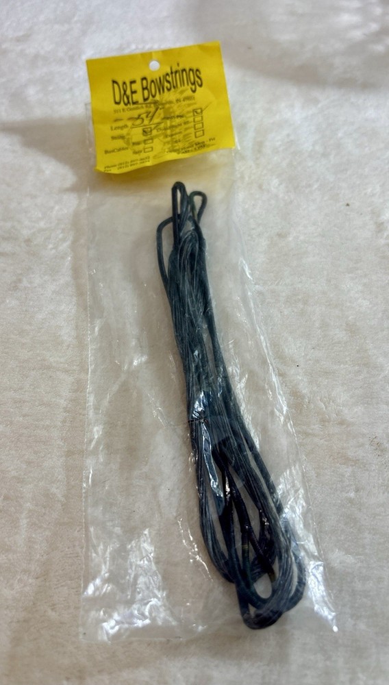 D & E Bowstrings 54 In Bowstring For Crossbow, 450 Plus. Free Shipping.