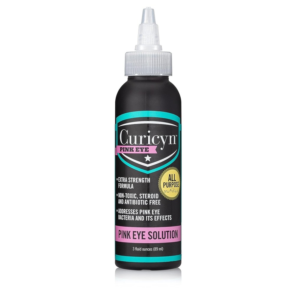 3oz Conjunctivitis Eye Drops - Extra Strength Solution for Pets & Livestock