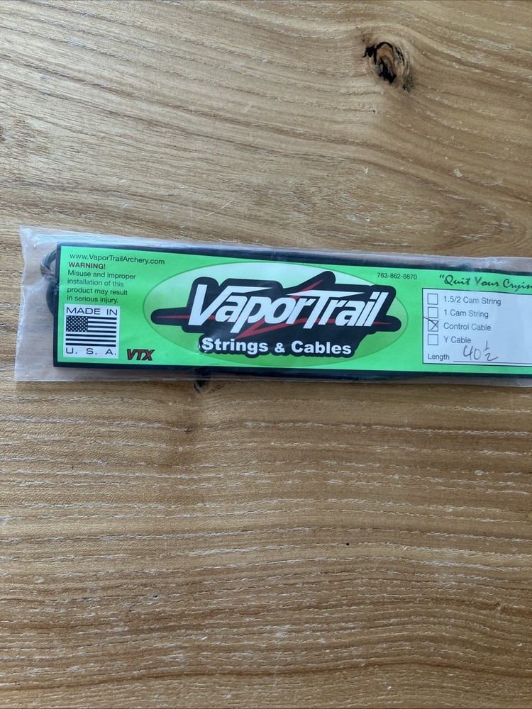 New Vapor Trail Bow String 40 1/2” Control Cable