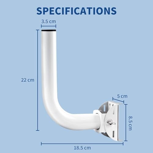 2 Pack Universal Wireless Bridge Bracket Mount, J Pole and Wall-Mounted