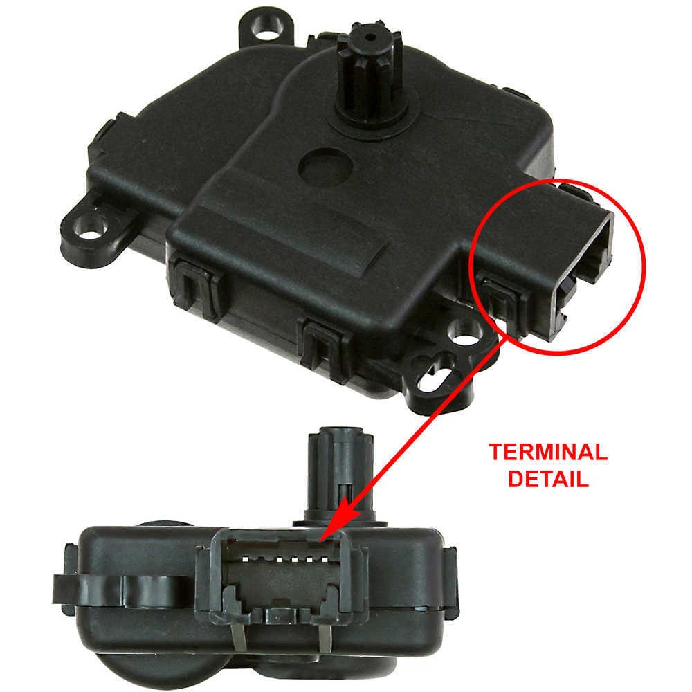 HVAC Mode Door Actuator Global 1712307