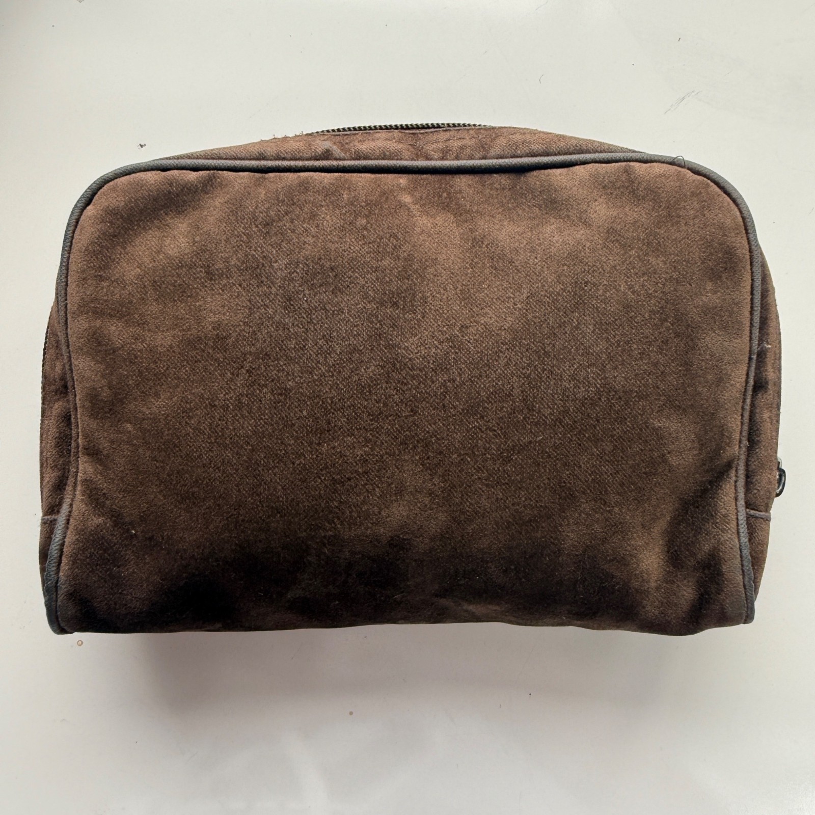 Y2K Disney Winnie the Pooh Eeyore Embroidered Velour Makeup Bag