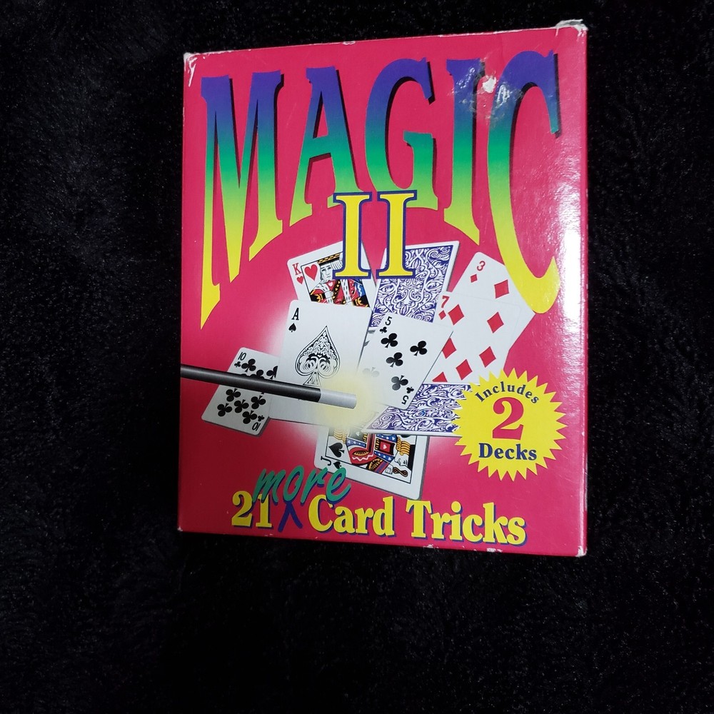 Hoyle Magic II 21 More Card Tricks 1996 COMPLETE