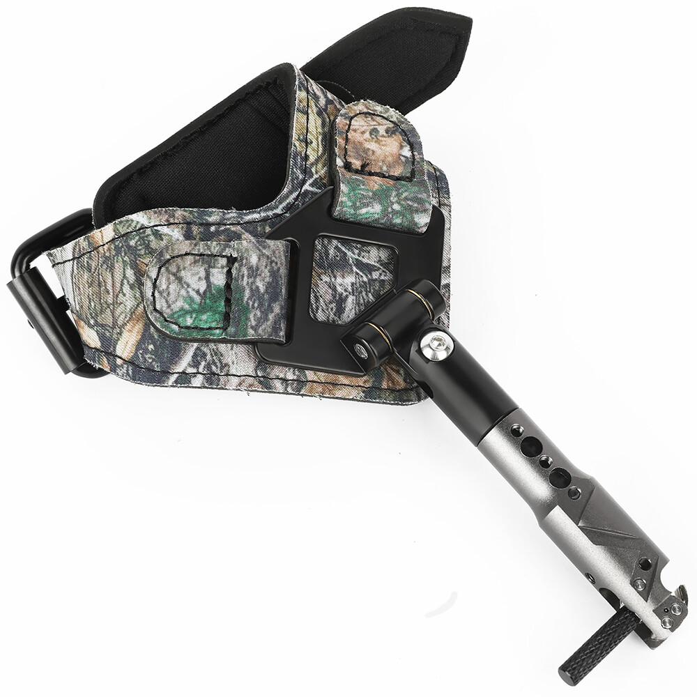 Compound Bow Wrist Release Aids Adjustable Trigger Strap Caliper Archery Hunting