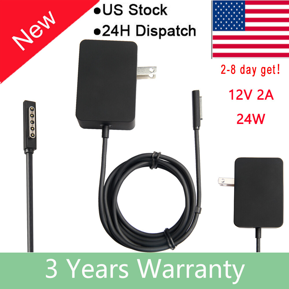 For Microsoft Surface 2 RT Pro Wall AC Charger Adapter Windows 8 10.6 Tablet