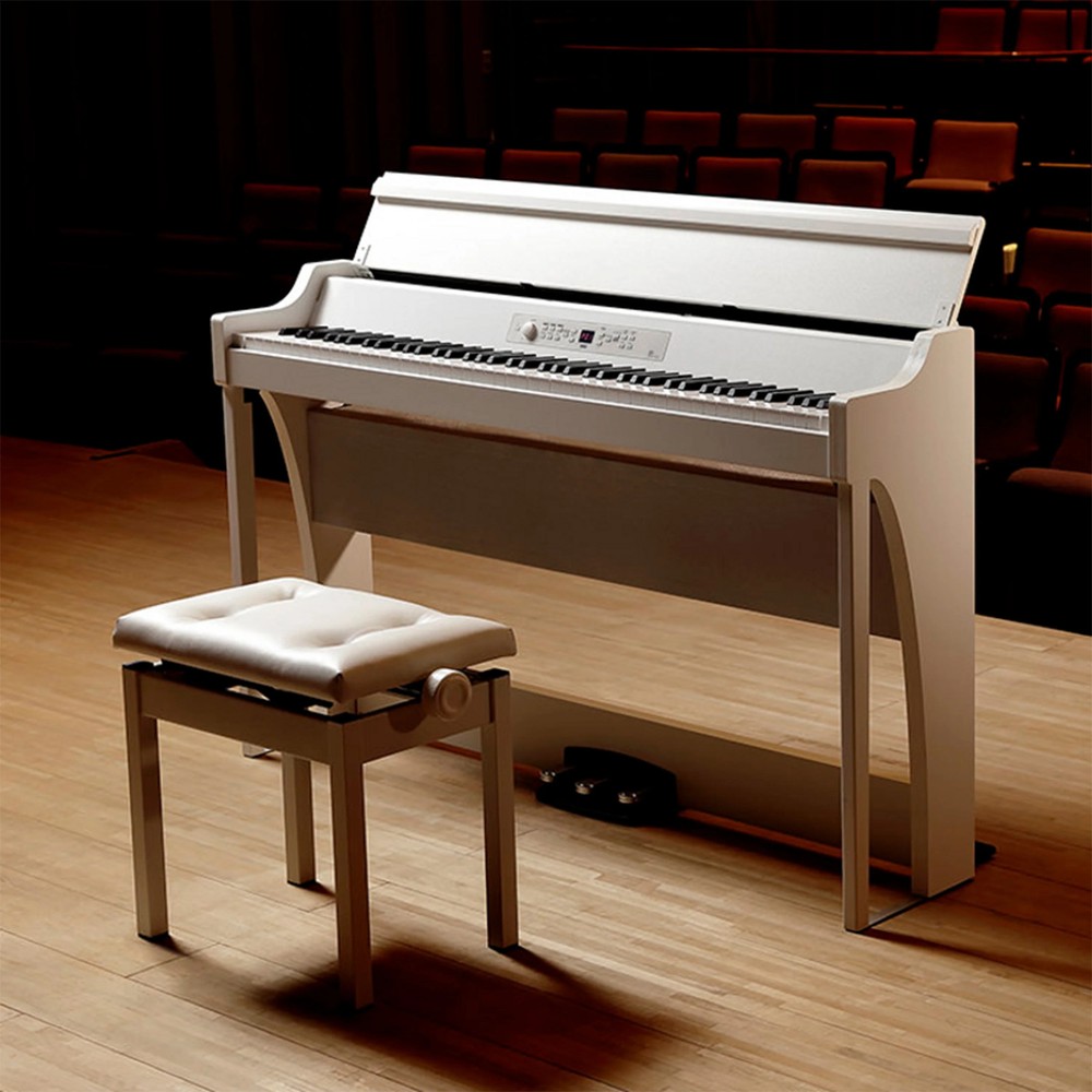 Korg G1B Air Digital Piano - White COMPLETE HOME BUNDLE