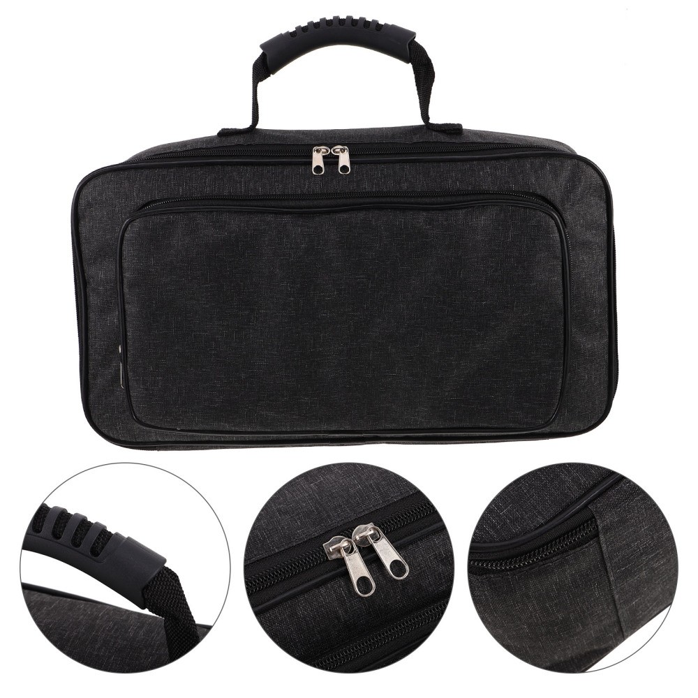 Electric Guitar Effect Pack Cases Paddle Storage Bag Effects Accessories
