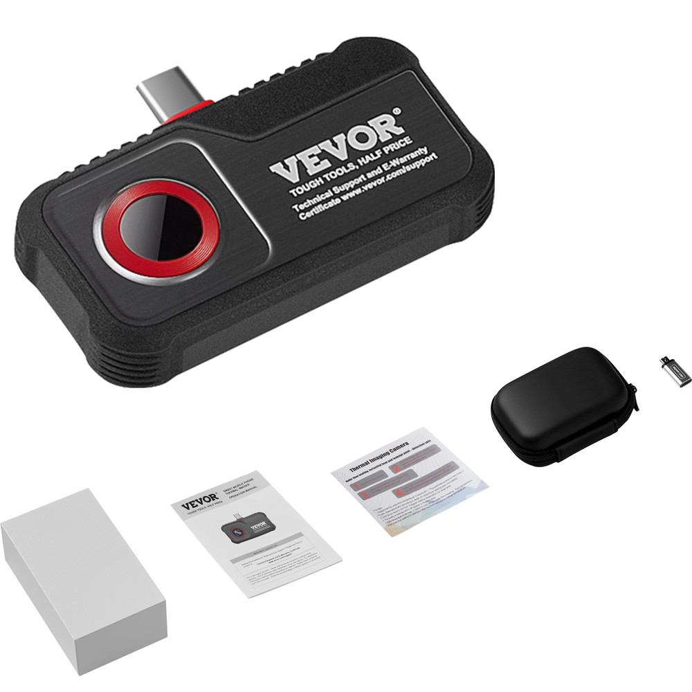 VEVOR Thermal Imaging Camera for Android 256x192 IR Resolution 25Hz Refresh Rate