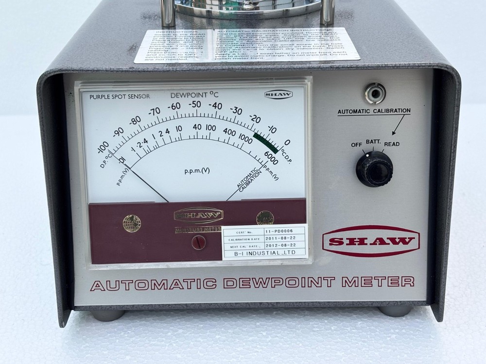 SHAW SADP AUTOMATIC DEWPOINT METER MOISTURE METER HYGROMETER #3