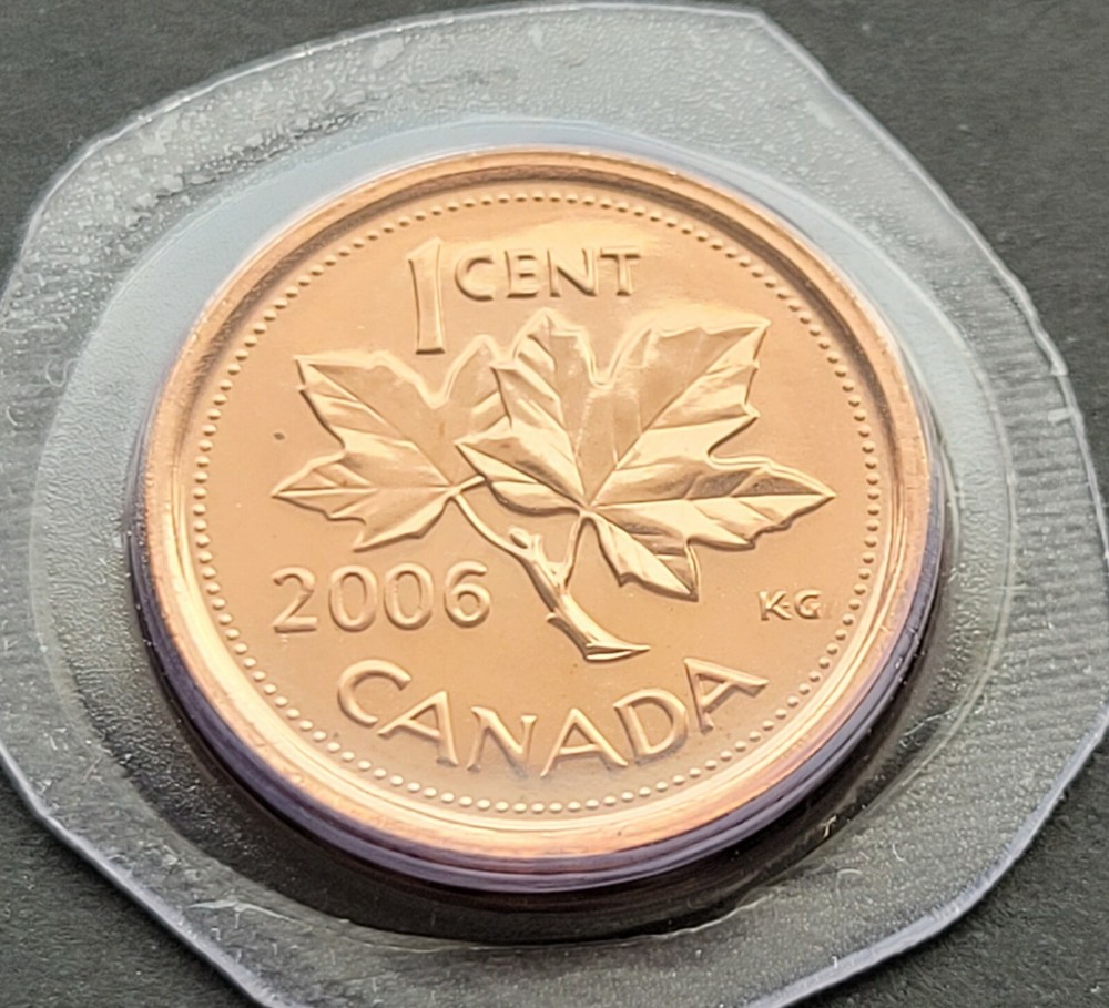 *** CANADA ONE CENT 2006 P SEALED *** MAGNETIC *** BETTER DATE ***