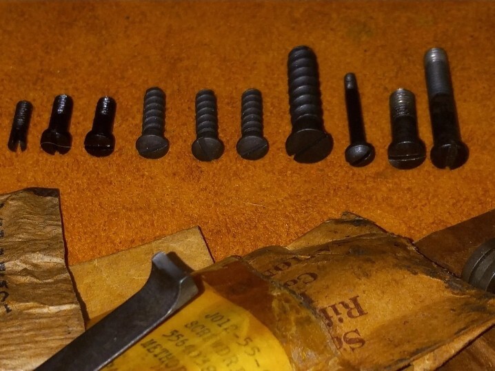 WWII 1903A3 1903A4 Springfield Screw Set