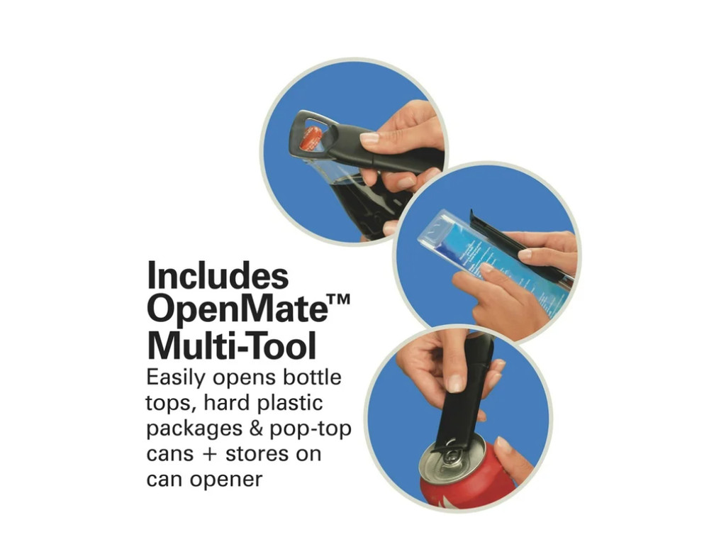 Hamilton Beach SureCut Automatic Electric Can Opener with Multi Tool, Stainless