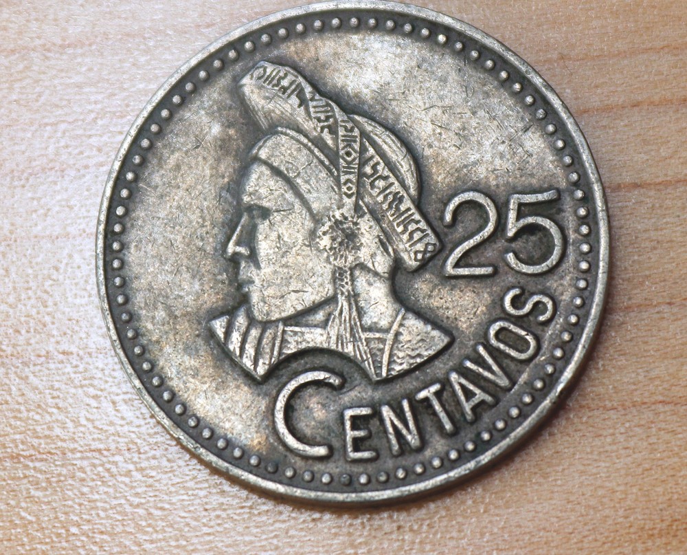 1993 Guatemala 25 Centavos