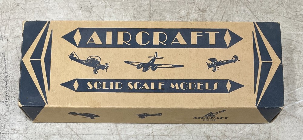 Vintage solid wood airplane kit Sopwith Camel