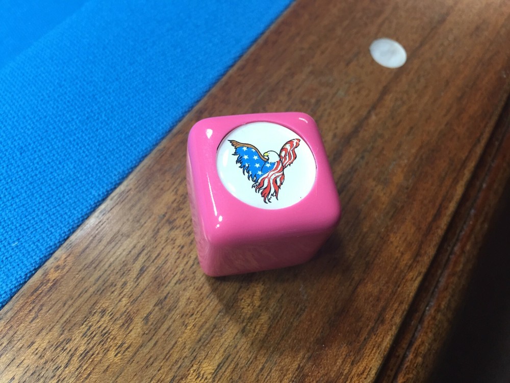 USA Eagle Billiard Pool Cue Tip Chalk Holder Table Chalker