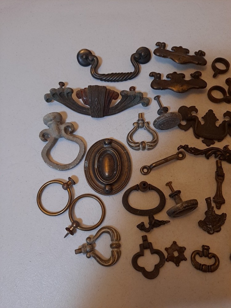Assorted Mixed Bundle Vintage Hardware Architectural Salvage Pieces