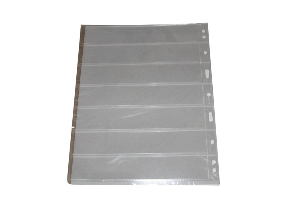 5 Lighthouse Vario 7 Pocket Clear Stamp Stock Album Pages binder sheets