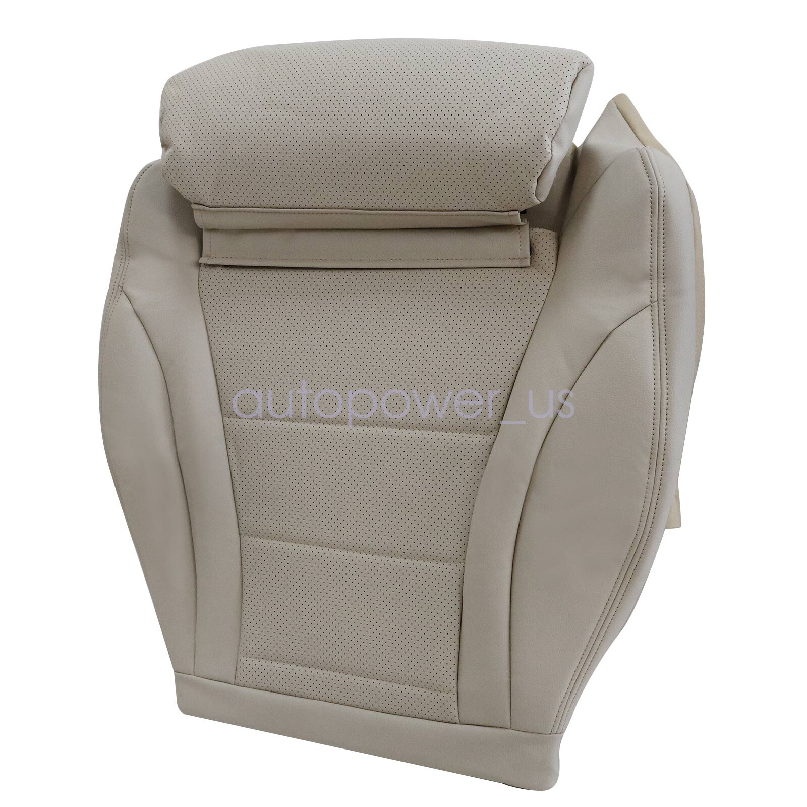 For 2015-2021 Mercedes Benz C300 Driver Bottom Leather Seat Cover Tan