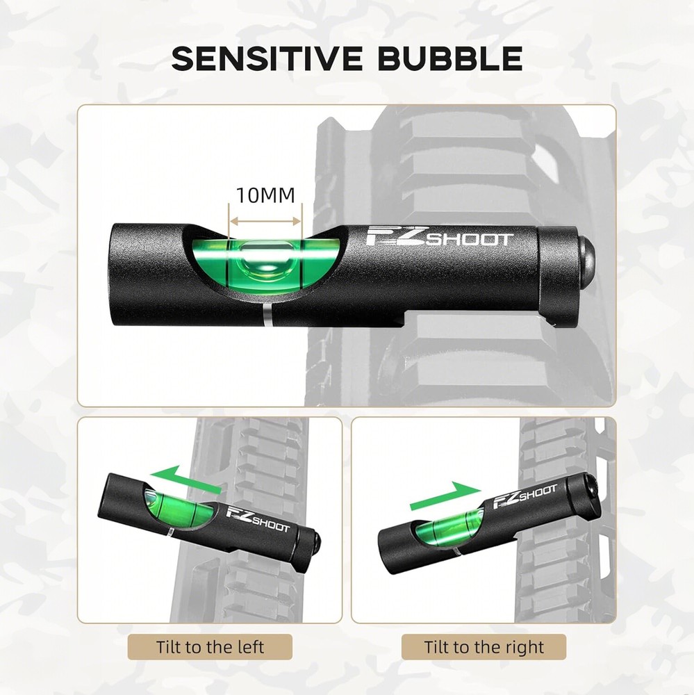 Upgraded Scope Leveling Combo Universal Magnetic Optics Scope Bubble Level Kit