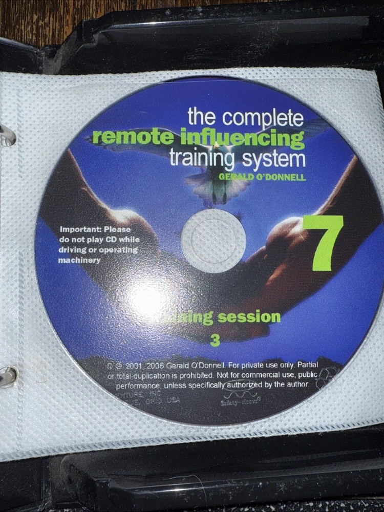 GERALD O'DONNELL "ARVARI Remote Influencing" *Missing 2 Discs* Please READ