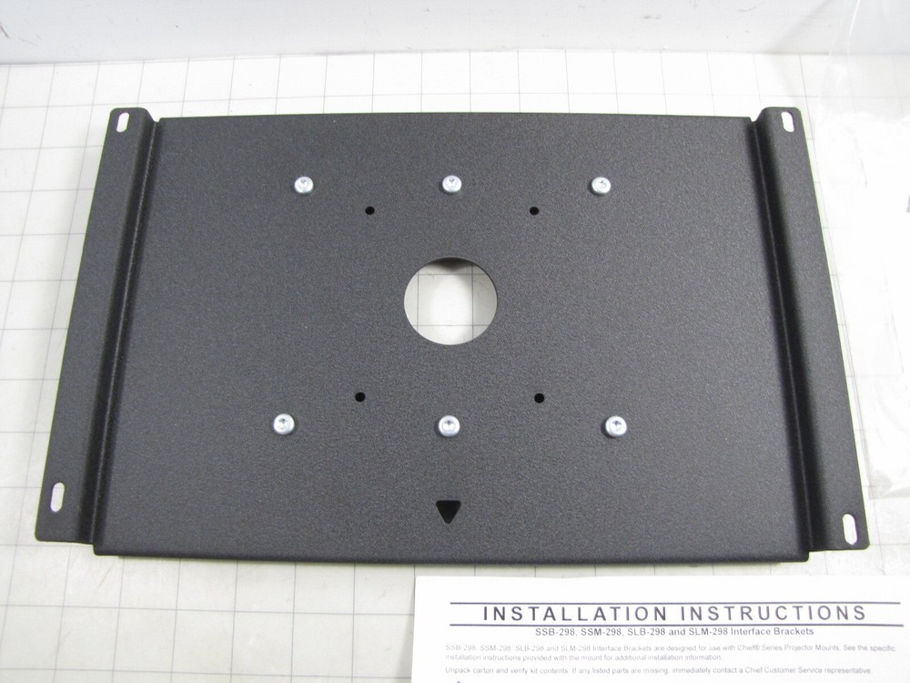 Chief SLB298 Projector Interface Bracket Black NEW