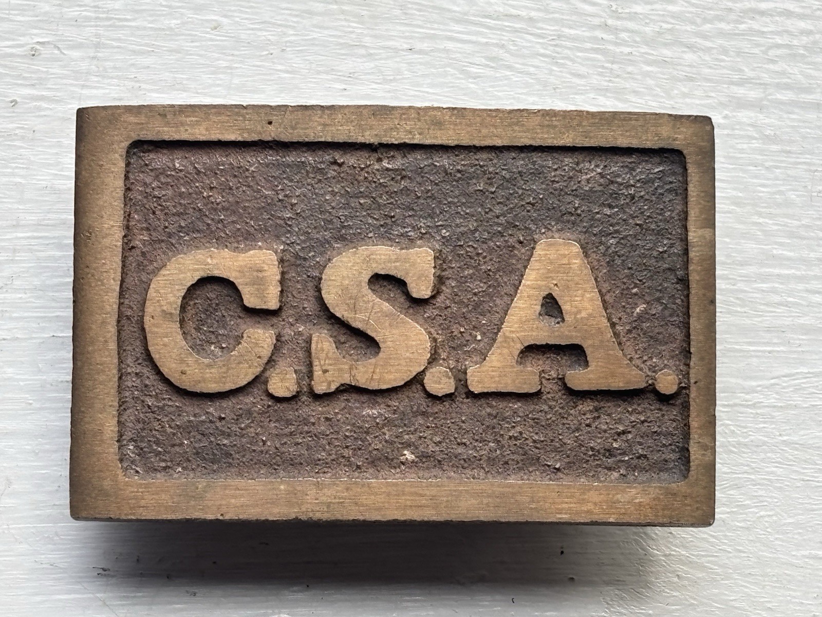 EARLY CONFEDERATE CSA BUCKLE   REPRODUCTION