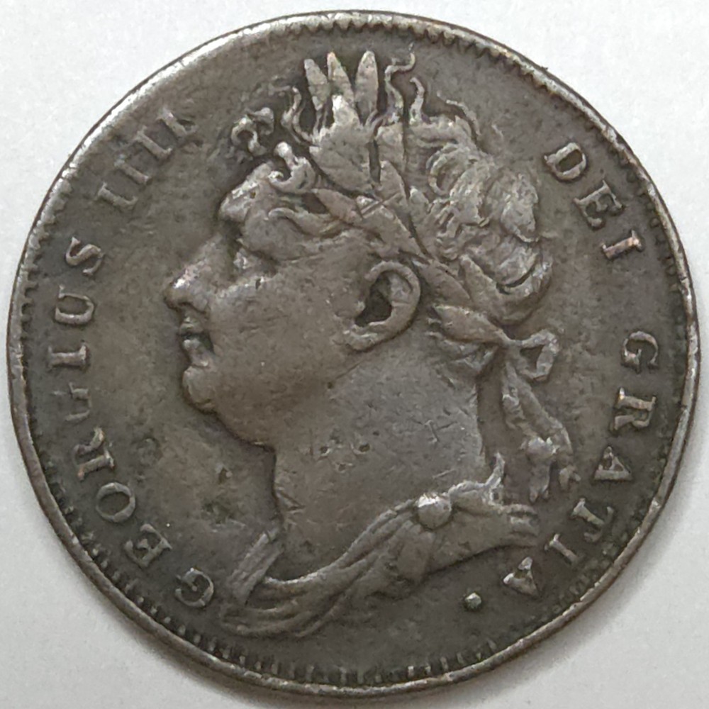 1823 Great Britain 1 Farthing (Lot#1)