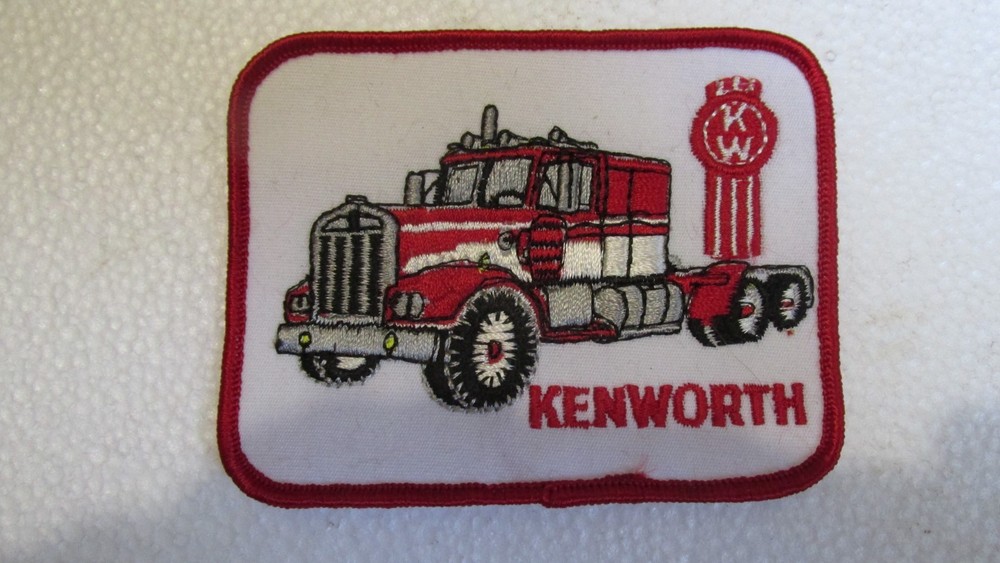 VINTAGE KENWORTH TRUCK EMBROIDERED PATCH