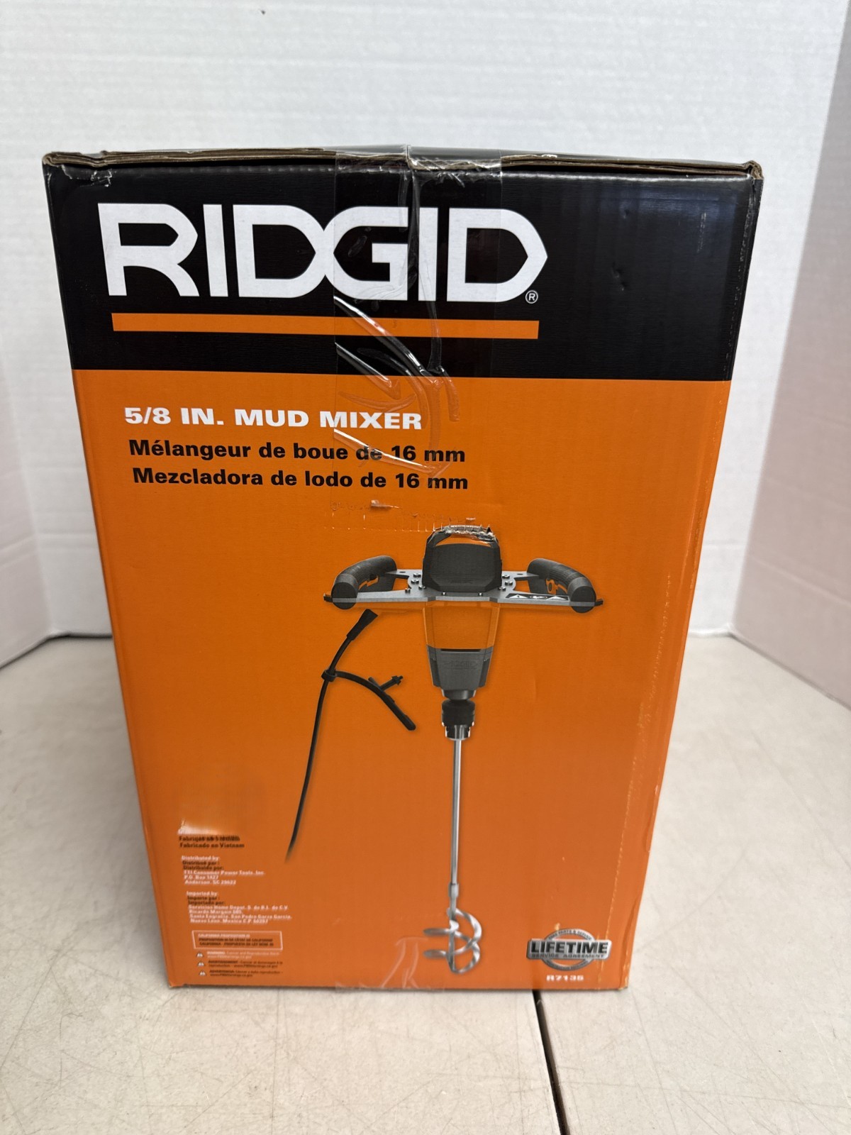 RIDGID R7135 5/8" Mud Mixer - Brand New