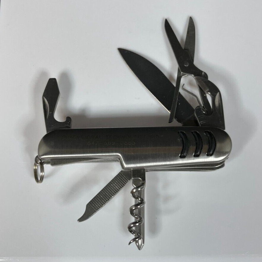 Dimensional Technology Inc. Silver Tone Mini Multi-Tool