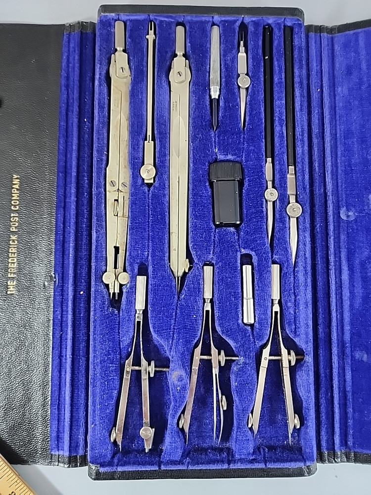 Frederick Post Skillmaster 1110 Vintage Drafting Tools Kit