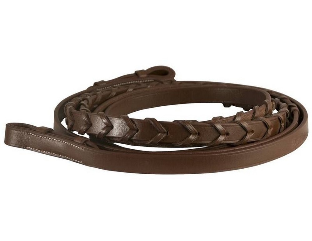 Da Vinci Reins Flat Laced Leather Hook Stud Ends Hardware 558202