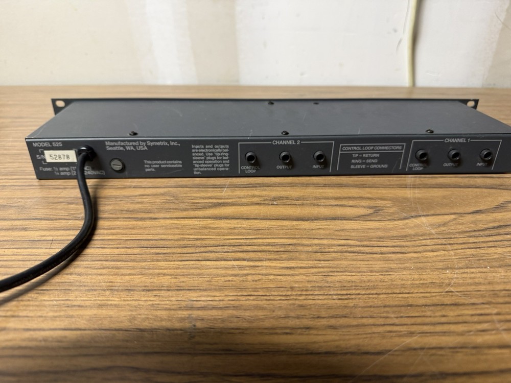 Symetrix 525, Dual Gated Compressor Limiter