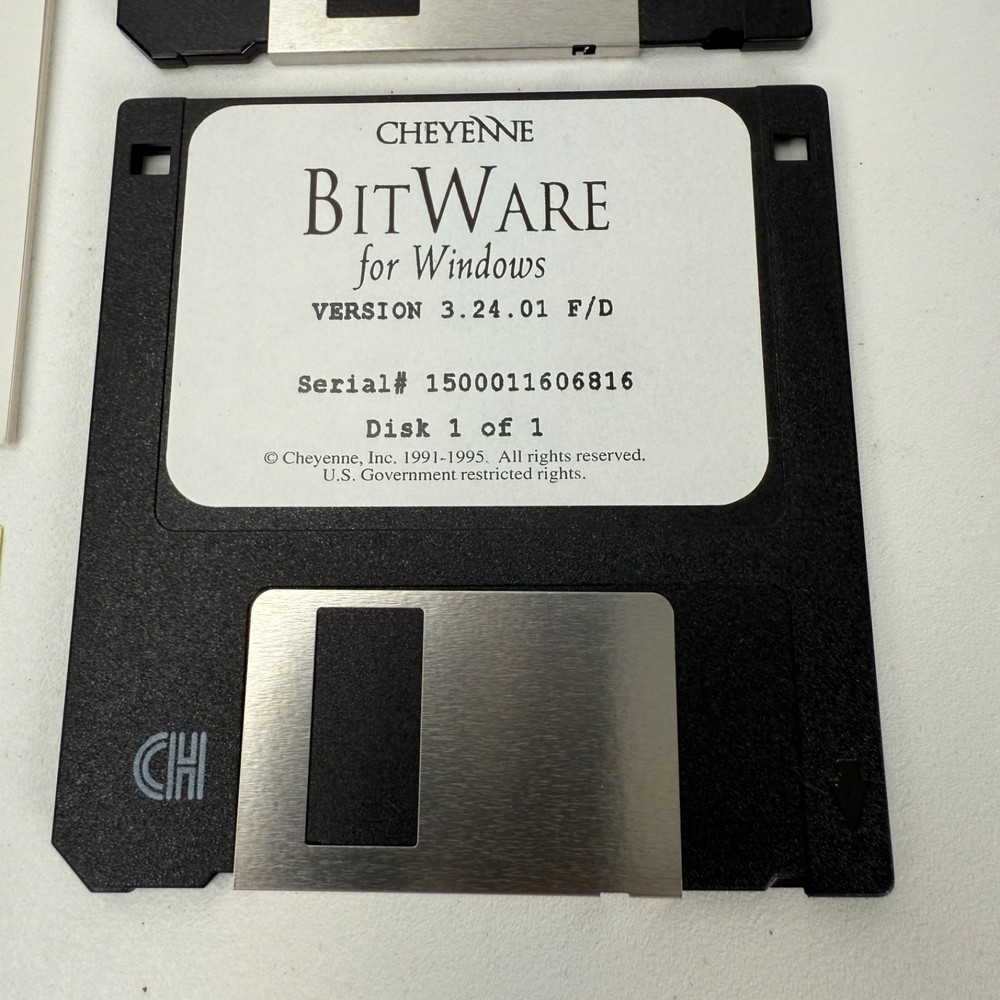 Vintage Cheyenne Communications BitWare Voice Fax Data Software for Windows