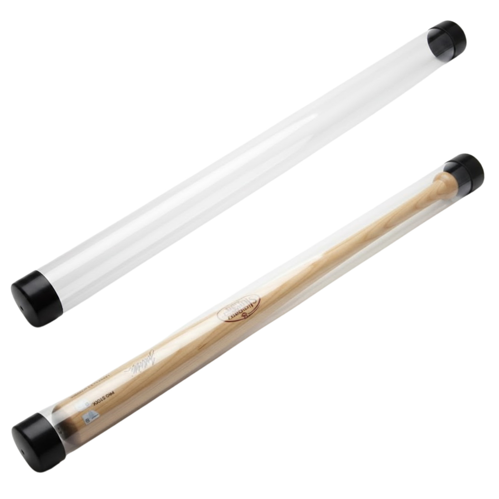 (12) Baseball Bat Tube Display Case Protective Holders! - Cardboard Gold Brand