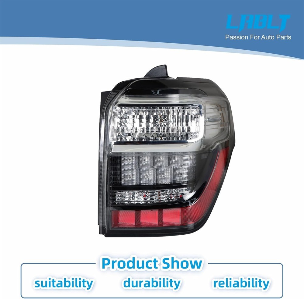 Tail Light Assembly Replacement for 2014-2020 4Runner Right Passenger Side