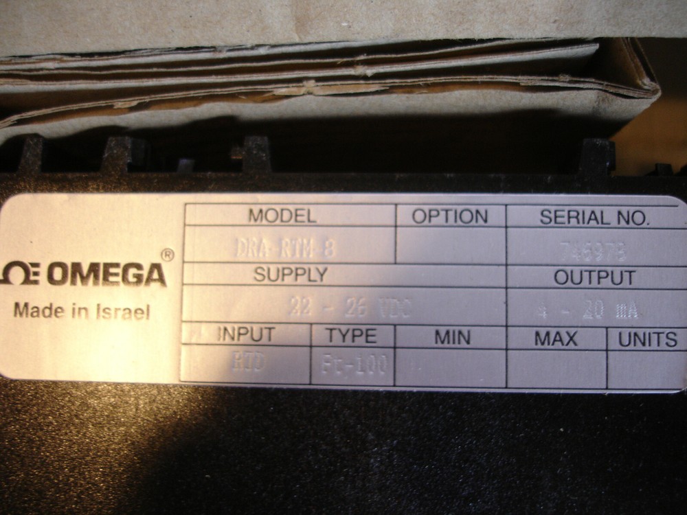 OMEGA DRA-RTM-8 MULTIPLEXER 16 CHANNEL NIB