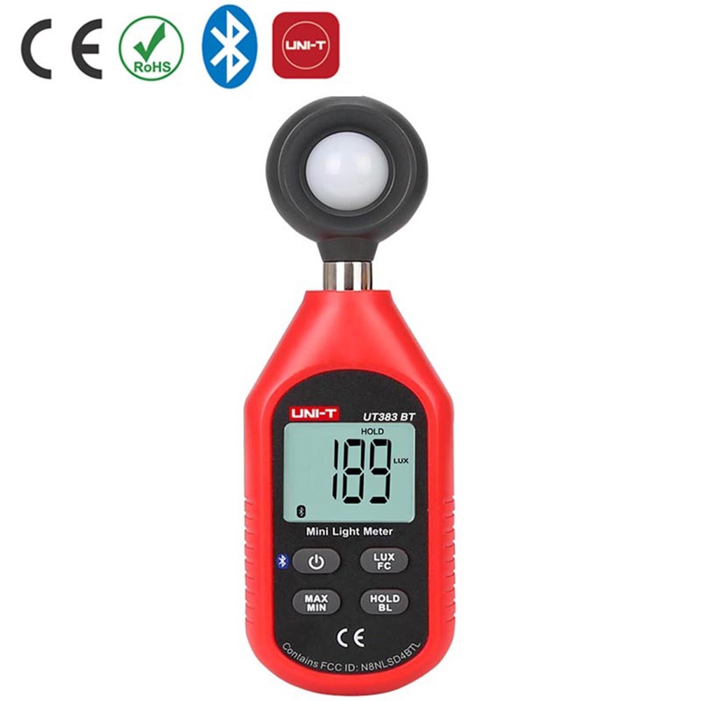 UNI-T UT383-BT Mini Light Meter LCD Display with Bluetooth iENV