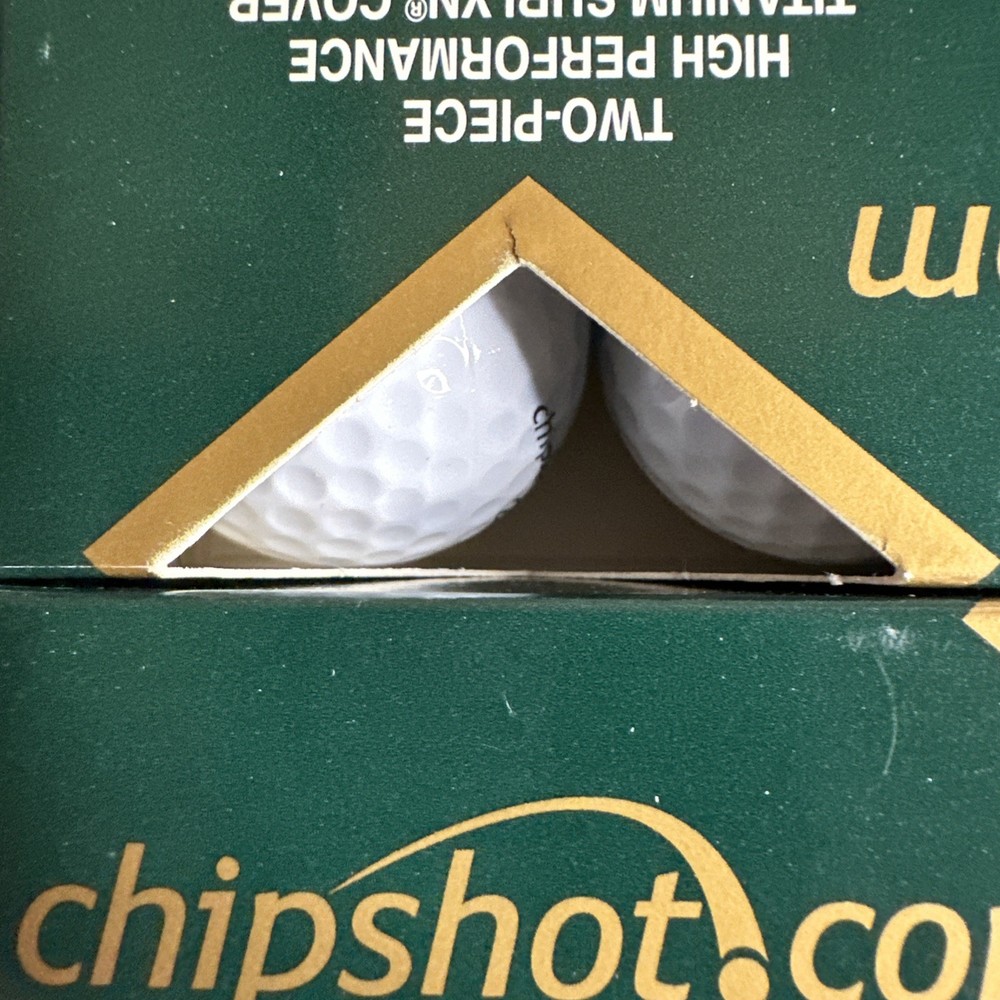 Chipshot High Performance Golf Balls One Dozen
