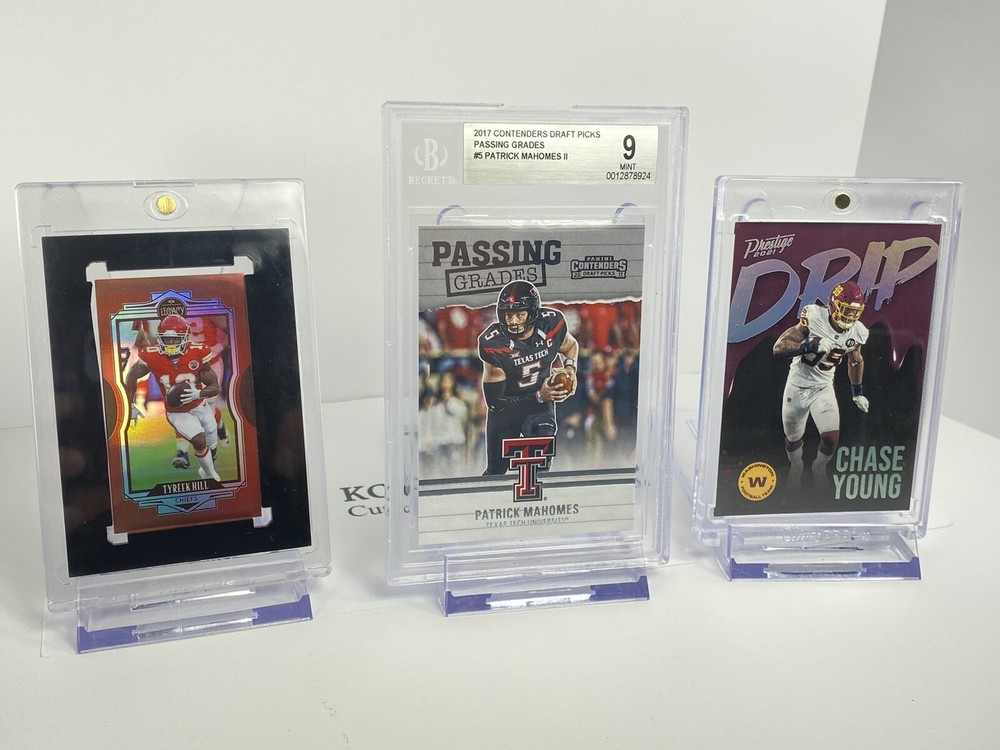 Card Stand - Adjustable-3PACK- GRADED SLAB CARD STAND /FITS ANY SIZE/DURABLE