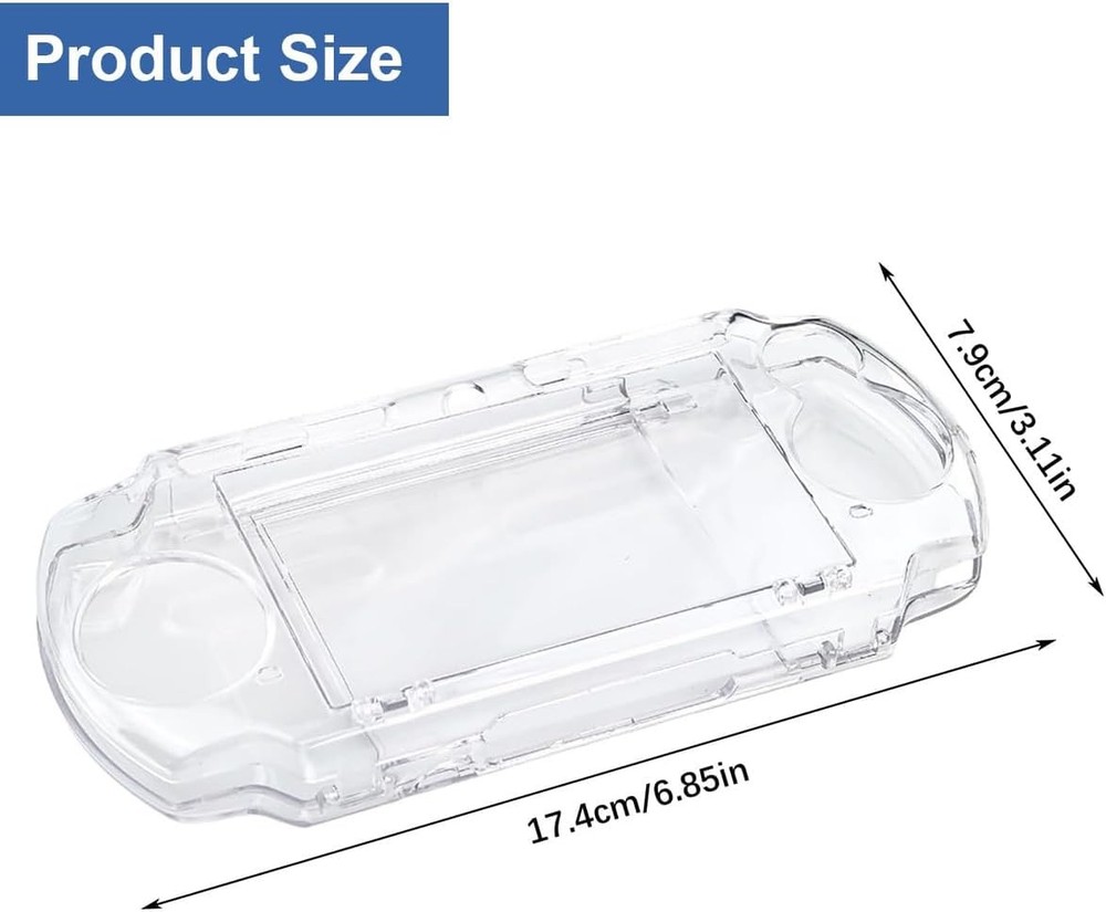 Protective Shell, Transparent Protective Cover Shell Skin for 2000 Game Console,
