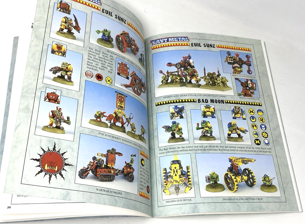 RARE OOP GW Warhammer 40K Codex Orks (2nd Ed) 1994