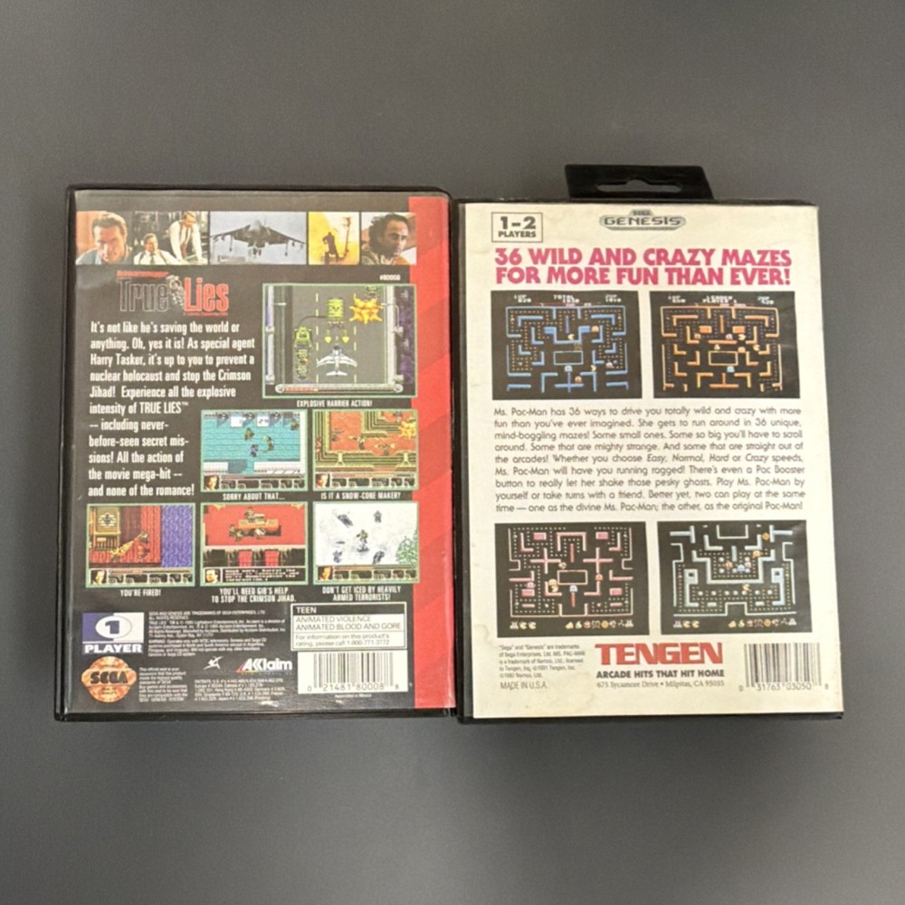 Sega Genesis Game Cases (Assorted)