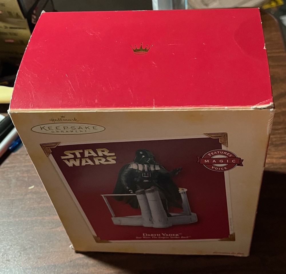 Darth Vader Empire Strikes Back 2005 HALLMARK Keepsake Magic Voice Untested