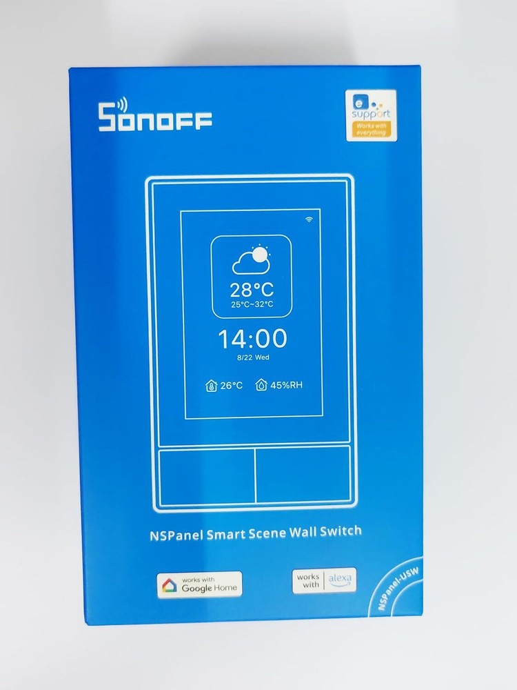 SONOFF NSPanel WiFi Smart Wall Light Switch Touchscreen Smart Home Control Panel