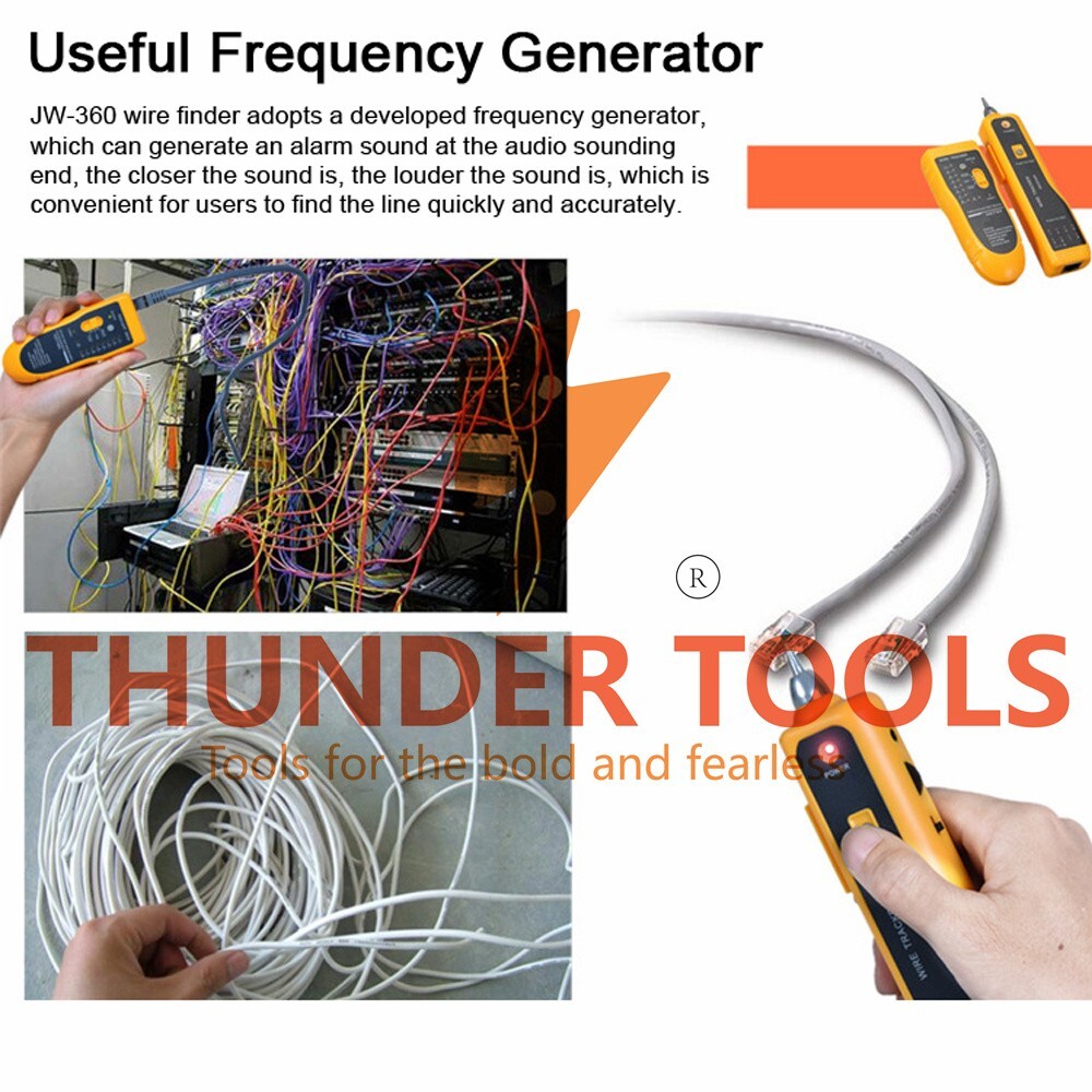 Thunder Tools JW-360 Network Telephone Line Finder Multi-purpose Network